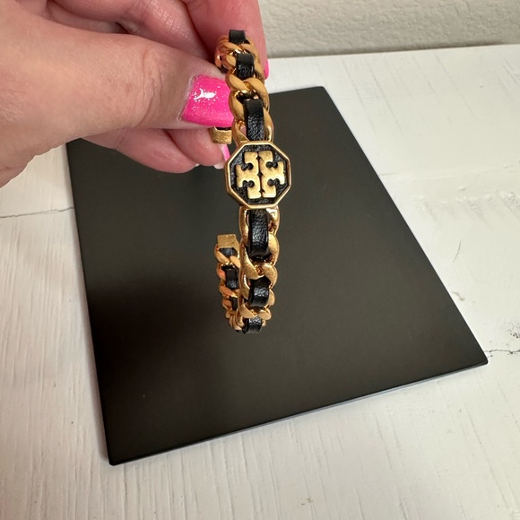 Tory Burch Gold and Black Bracelet - Picture 2 of 2